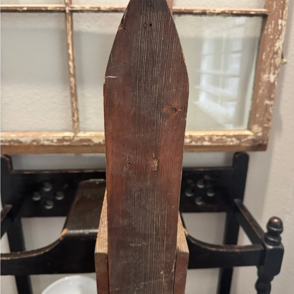 Rustic Brown Wooden Wall Shelf Carrier